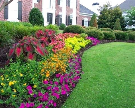 Mulch Bed Ideas Small Fron Landscaping Excellent Greenlawn By Design