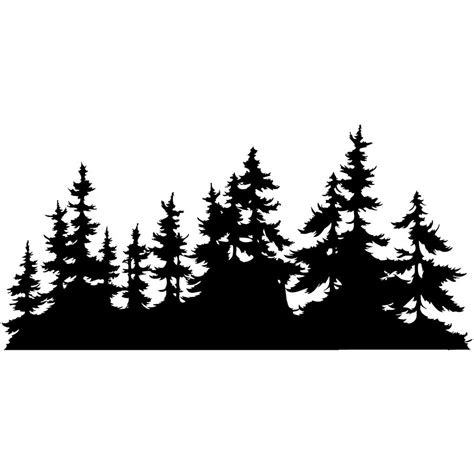 Free 102 Mountain Tree Line Svg Svg Png Eps Dxf File