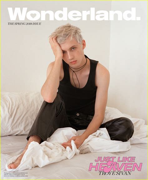 Troye Sivan Poses Shirtless With Coach On His Head For Wonderland
