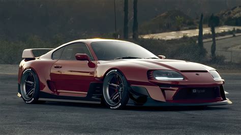 Toyota Supra Mk4 Stage 1 Custom Wide Body Kit By Hycade Ver1 Buy With