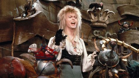 «jim henson, george lucas and david bowie take you into a dazzling world of fantasy and adventure». Labyrinth's soundtrack is an essential part of David Bowie ...