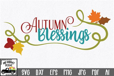 autumn blessings graphic by oldmarketdesigns · creative fabrica