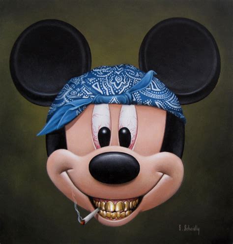 See more ideas about mickey mouse, mickey, mickey mouse background. Hood Rat - n - The Art of Scott Scheidly (With images ...