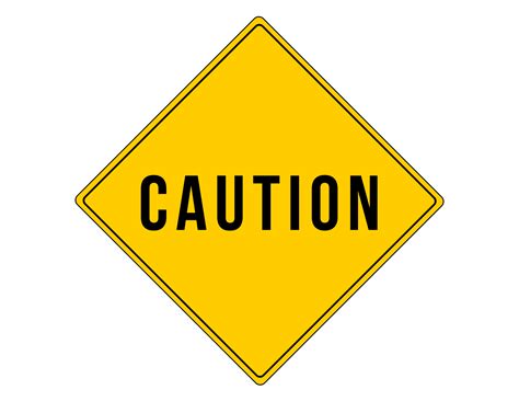 Caution Sign: Printable Templates (Free PDF Downloads)