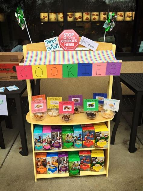 Girl Scout Cookie Booth Display BlingYourBooth Bling Your Cookie Booth Pinterest Girl