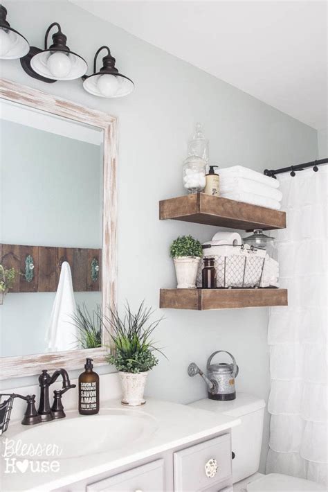 Click on image to see more bathrooms with both style and function. Modern Farmhouse Bathroom Makeover Reveal