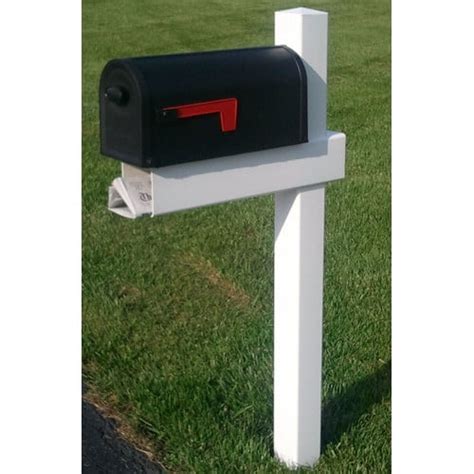 Handy Post 54 In X 24 In White Vinyl Mailbox Post Sleeve