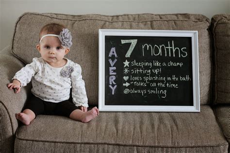 He asked me out on new. This Happy Life: Avery is 7 months!