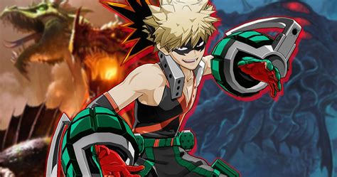 My Hero Academia 5 Dandd Monsters Bakugo Can Destroy And 5 That Would Put