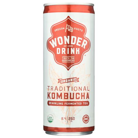 Wonder Drink Traditional Kombucha 84 Fl Oz