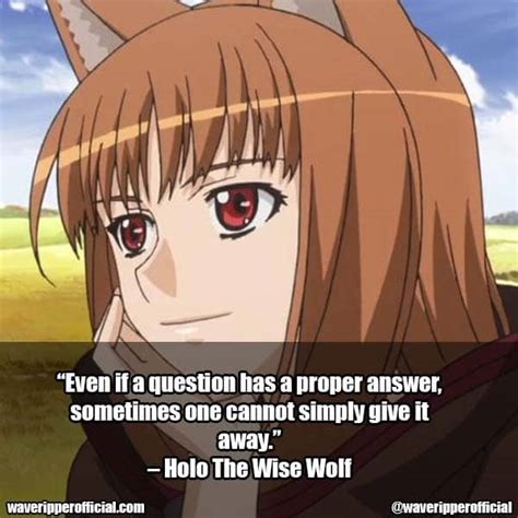 25 Spice And Wolf Quotes To Live Life To The Fullest Waveripperofficial