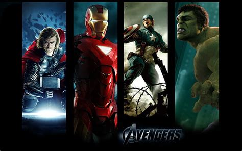 Hd Wallpaper Avengers Hd Thor Iron Man Captain America And Hulk