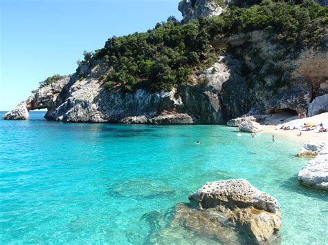 Summer Vacation At The Beach On The Island Of Sardinia Italy