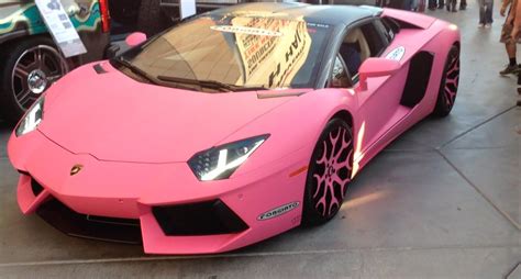 Nicki Minajs Pink Aventador Makes Old Man Angry Pink Lamborghini