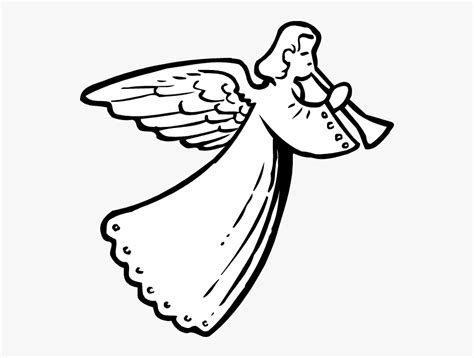 Christmas Angel Clipart Angel Clipart Black And White Free