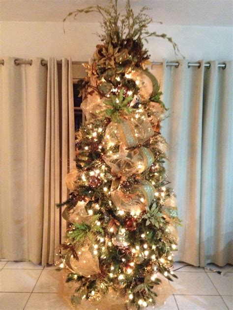 20 Decorate Slim Christmas Tree Decoomo