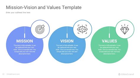 Mission Vision And Values Powerpoint Template Designs Slidegrand