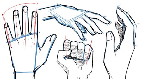 How To Draw Hands And Hand Poses Youtube