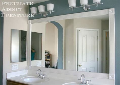 Elegant Trim Around Bathroom Mirror And Trim Around Bathroom Mirror Home Design Ideas Large