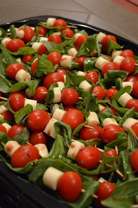 Antipasto skewers an easy party food. 299 best Cold Appetizers/Snacks/Party Food images on ...