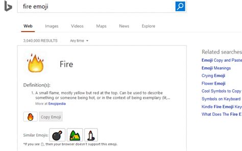 Bing Expands Its Emoji Search Functionality To Include Copypaste