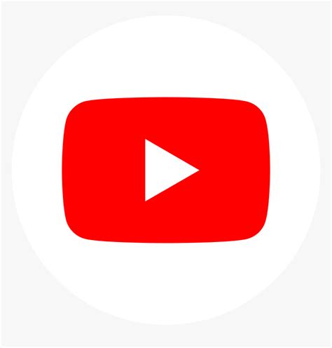 Youtube Social White Circle Youtube Logo 2017 Png Transparent Png