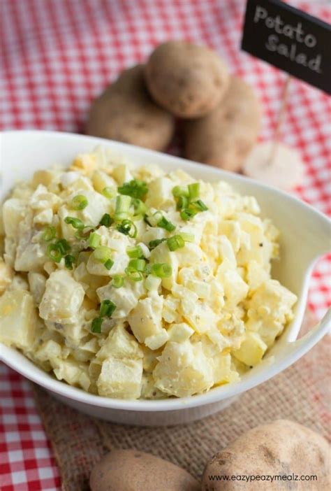 I add some dill relish and a little yellow mustard. Classic Mustard Potato Salad - Easy Peasy Meals | Recipe ...