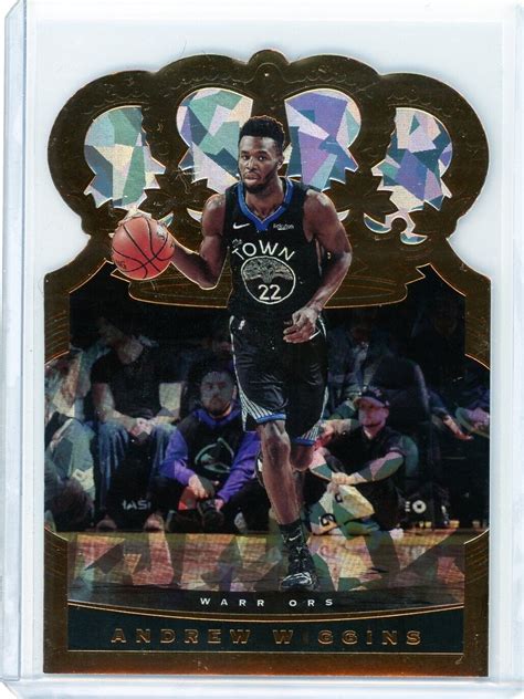 Panini Crown Royale Andrew Wiggins Bronze Crystal Warriors