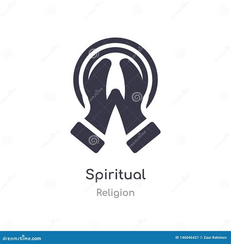 Spiritual Icon Isolated Spiritual Icon Vector Illustration From