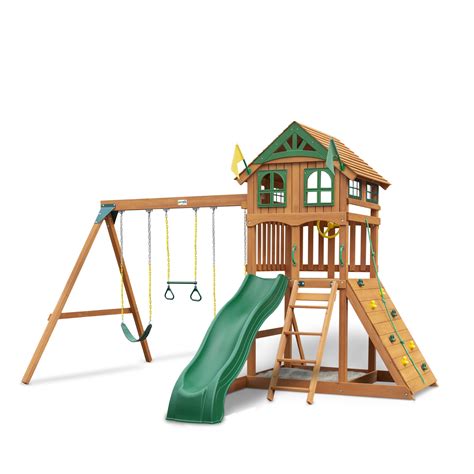 Sale Cranbrook Wooden Swing Set In Stock