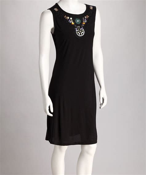Black Embellished Sleeveless Dress Sleeveless Dress My Style Best