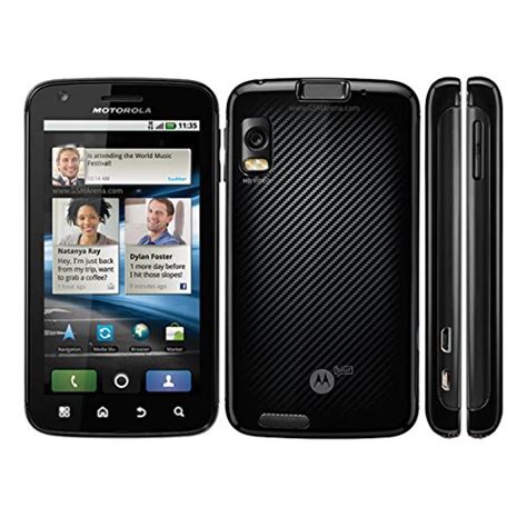 Motorola Atrix 4g Mb861 Unlocked Gsm Phone With Android 22 Os Dual