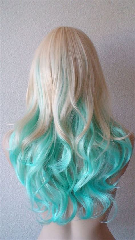 pin by lindsey frew on hair blonde and blue hair blue tips hair blonde hair with blue highlights