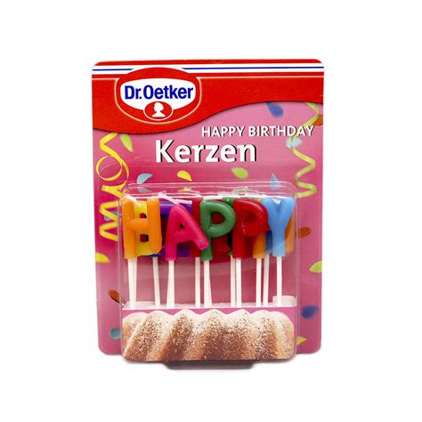 Droetker Happy Birhtday Kerzen Happy Birthday Candles