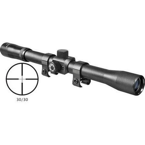 Barska 4x20 Rimfire Rifle Scope Black Matte