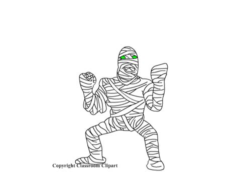 The light mummy can no longer drop the blessed apple. Halloween Animated Clipart: mummy-ga2-cc