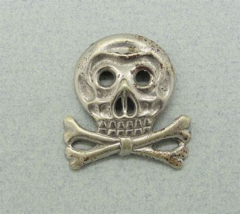 Brunswick Hussars Visor Cap Skull For Enlisted Men Original German