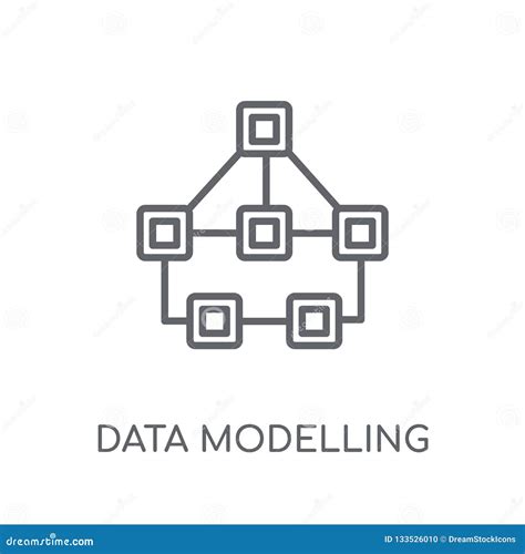 Data Modelling Isolated Icon Simple Element Illustration From