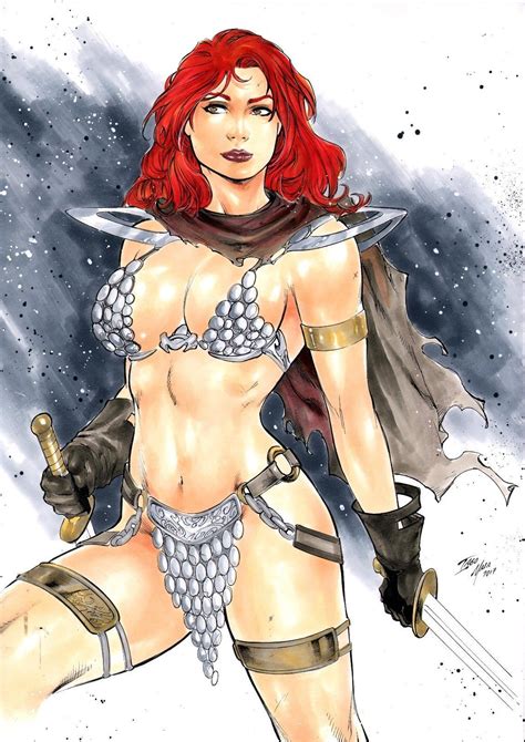 Red Sonja By Iago Maia Red Sonja Red Studio