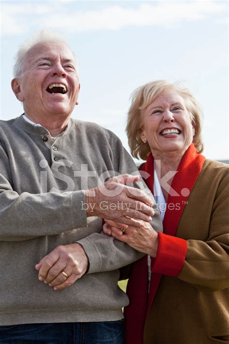 Senior Couple Laughing Together Stock Photo Royalty Free Freeimages