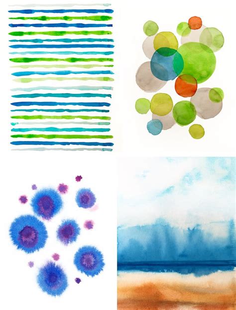 Abstract Watercolor Painting Techniques Top Painting Ideas