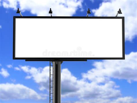 Billboard Blank White For Outdoor Advertising Poster Or Blank Billboard