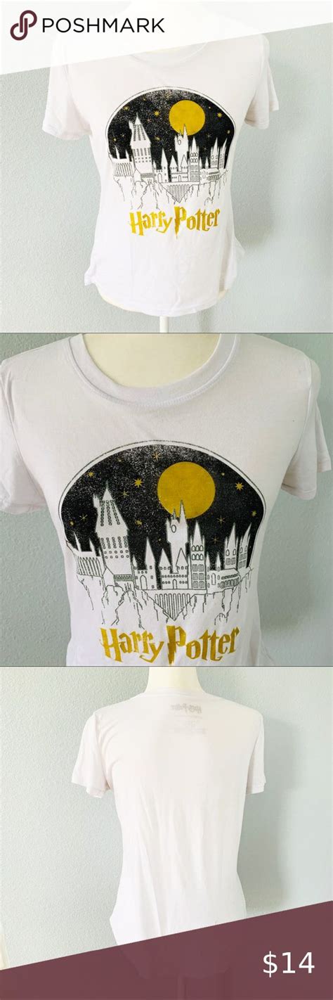 Harry Potter White Short Sleeve Graphic T Shirt Sm Harry Potter Tee