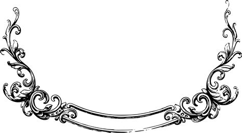 Black Scroll Frame Clipart 20 Free Cliparts Download Images On