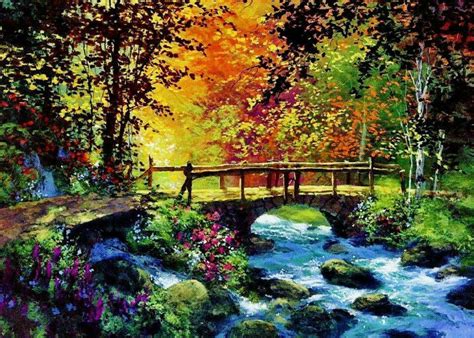 Pin By Vikkie On Beautiful Nature Art Landscape Paintings Scenery