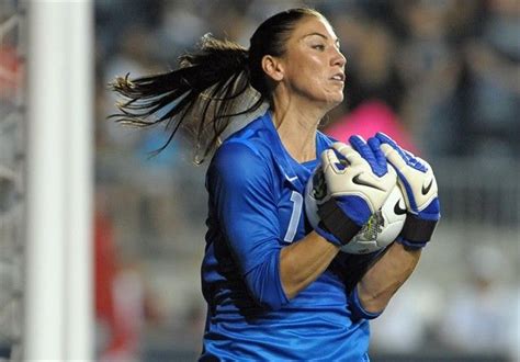 One Of The Top Goalkeepers In The World Hope Solo Plans To Remind The