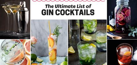 Gin Cocktails The Ultimate List Of 40 Gin Based Cocktail Recipes