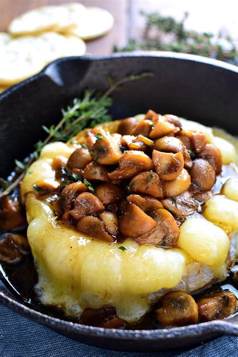 We were just sick of that same old chicken. This Mushroom Marsala Baked Brie combines rich marsala ...