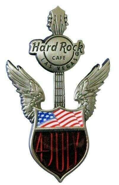 4th Of July Winged Shield Guitar Clone Pins And Badges Hobbydb