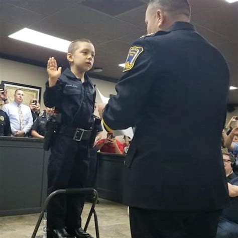Year Old Girl With Terminal Cancer Fulfills Dream Of Becoming A Police Officer